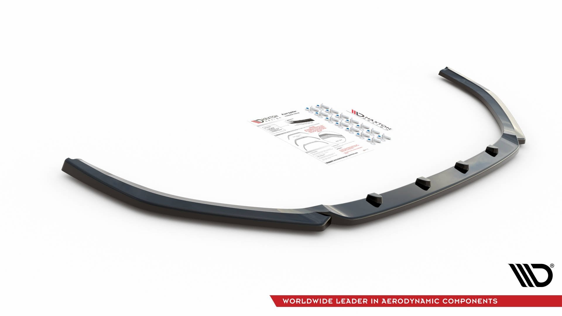 Front-Splitter-V.2-Mazda-CX-3---Gloss-Black