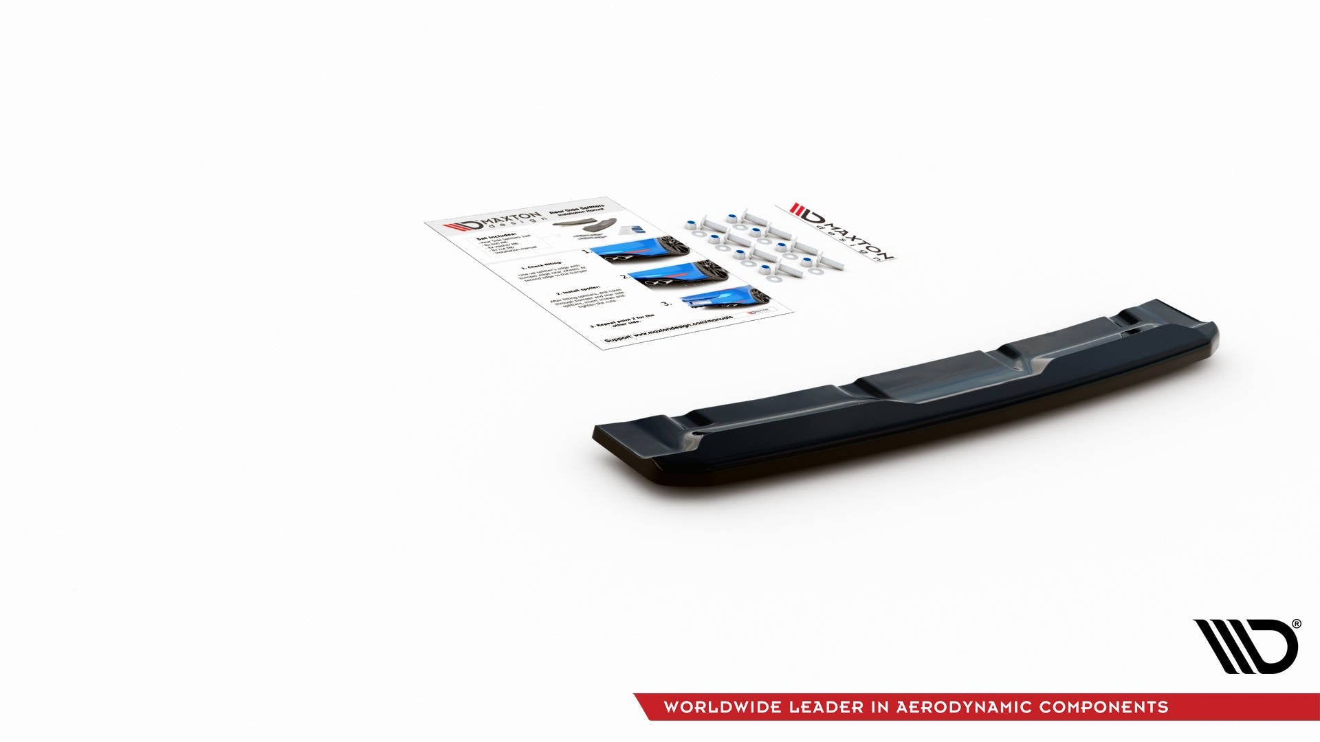 Central-Rear-Splitter-For-Mazda-CX-3---Textured