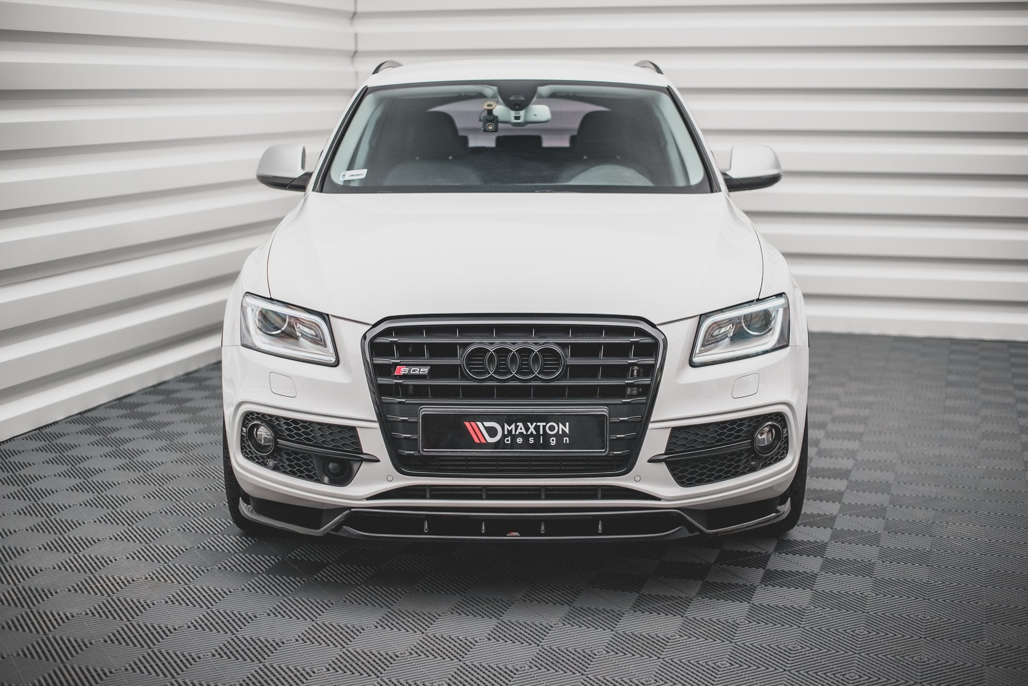 Front-Splitter-Audi-SQ5-MK1-(8R)---Gloss-Black