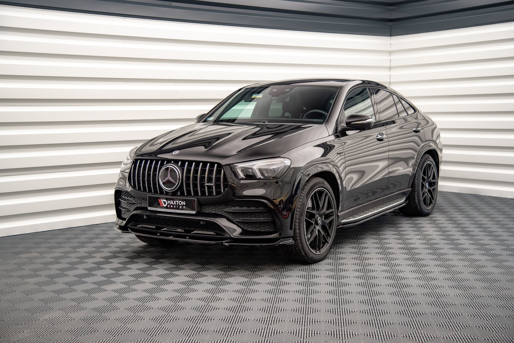 Front-Splitter-Mercedes-AMG-GLE-Coupe-C167---Gloss-Black