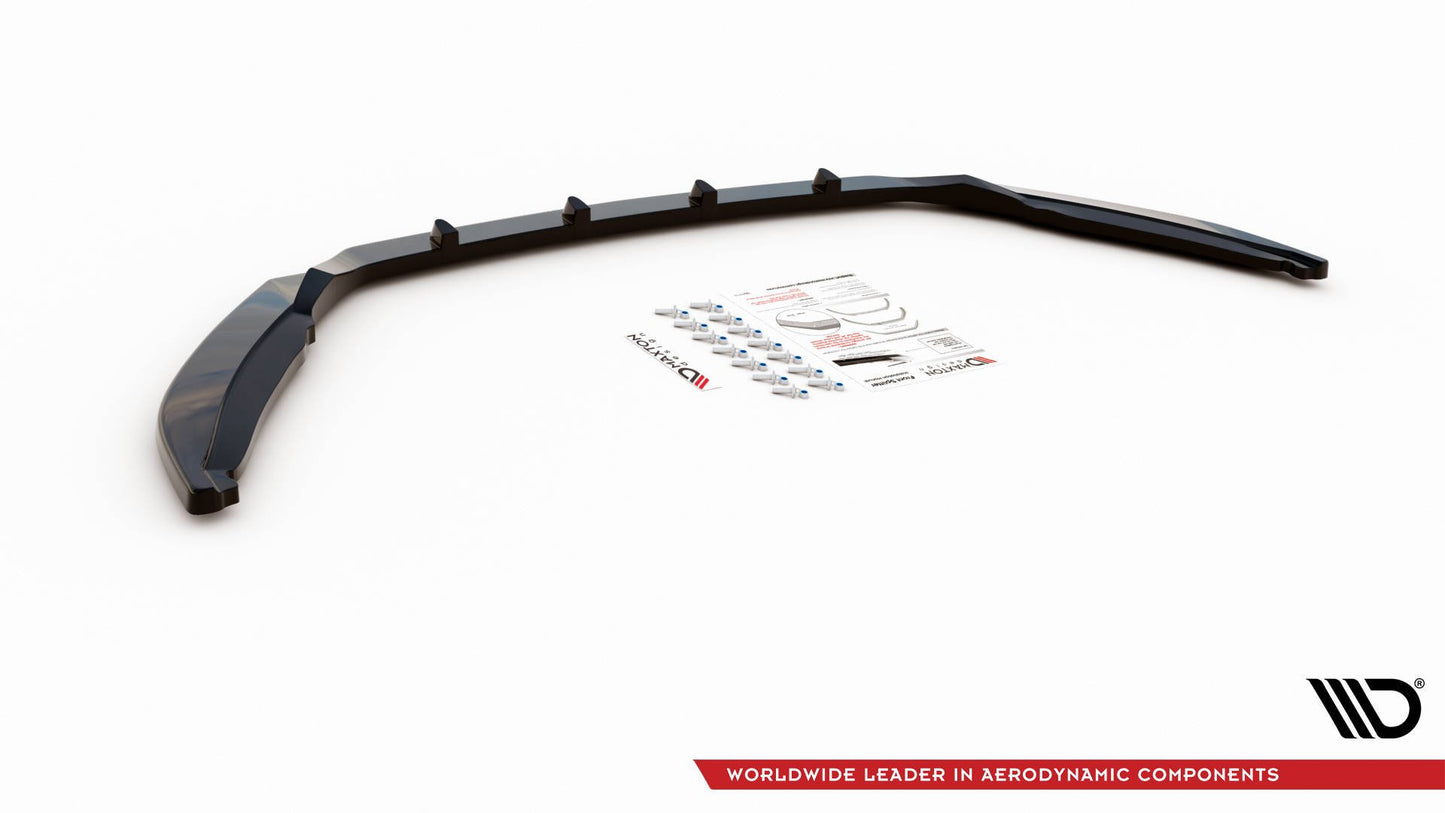 Front-Splitter-V.2-Skoda-Octavia-MK3-Facelift---Gloss-Black