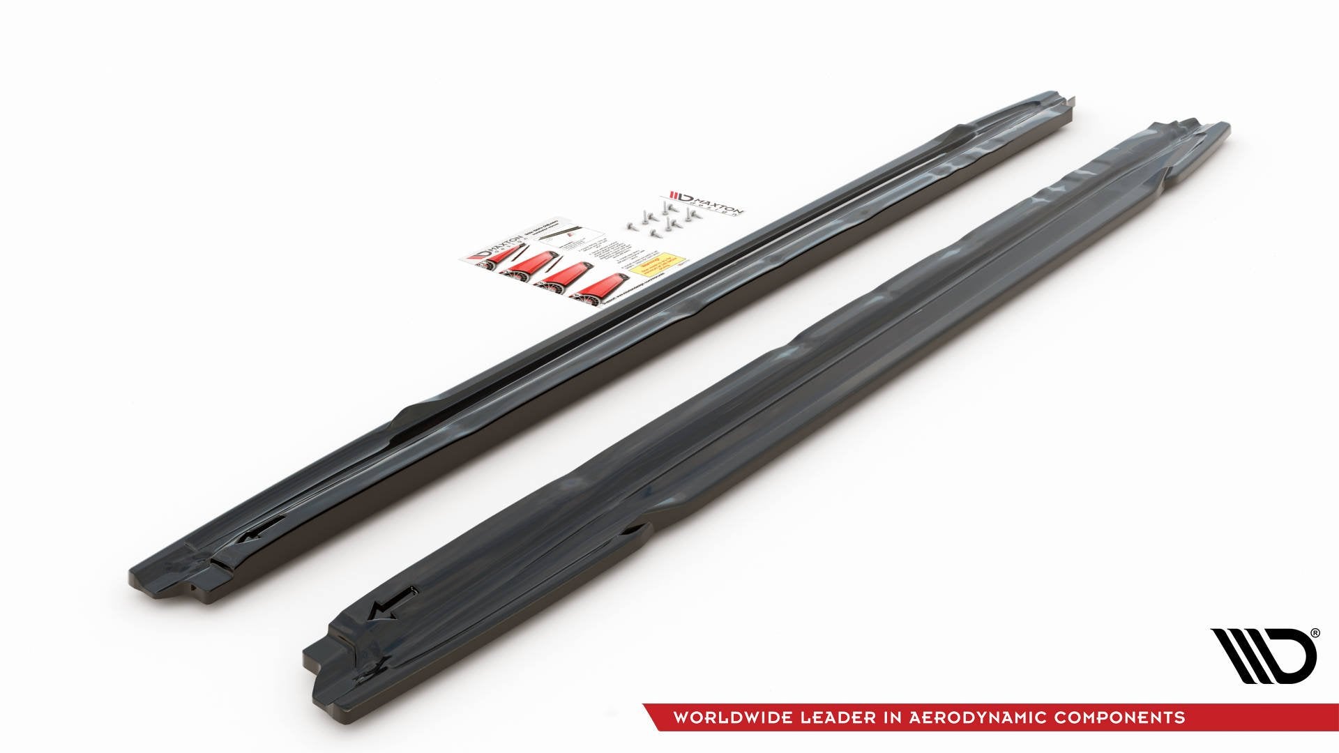 Side-Skirts-Diffusers-Audi-S3-/-A3-S-Line-8Y---Gloss-Black
