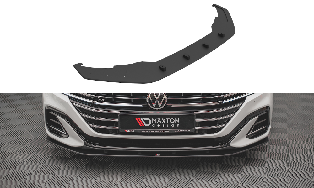 Street-Pro-Splitter-Volkswagen-Arteon-R-Line-Facelift-Red-Li
