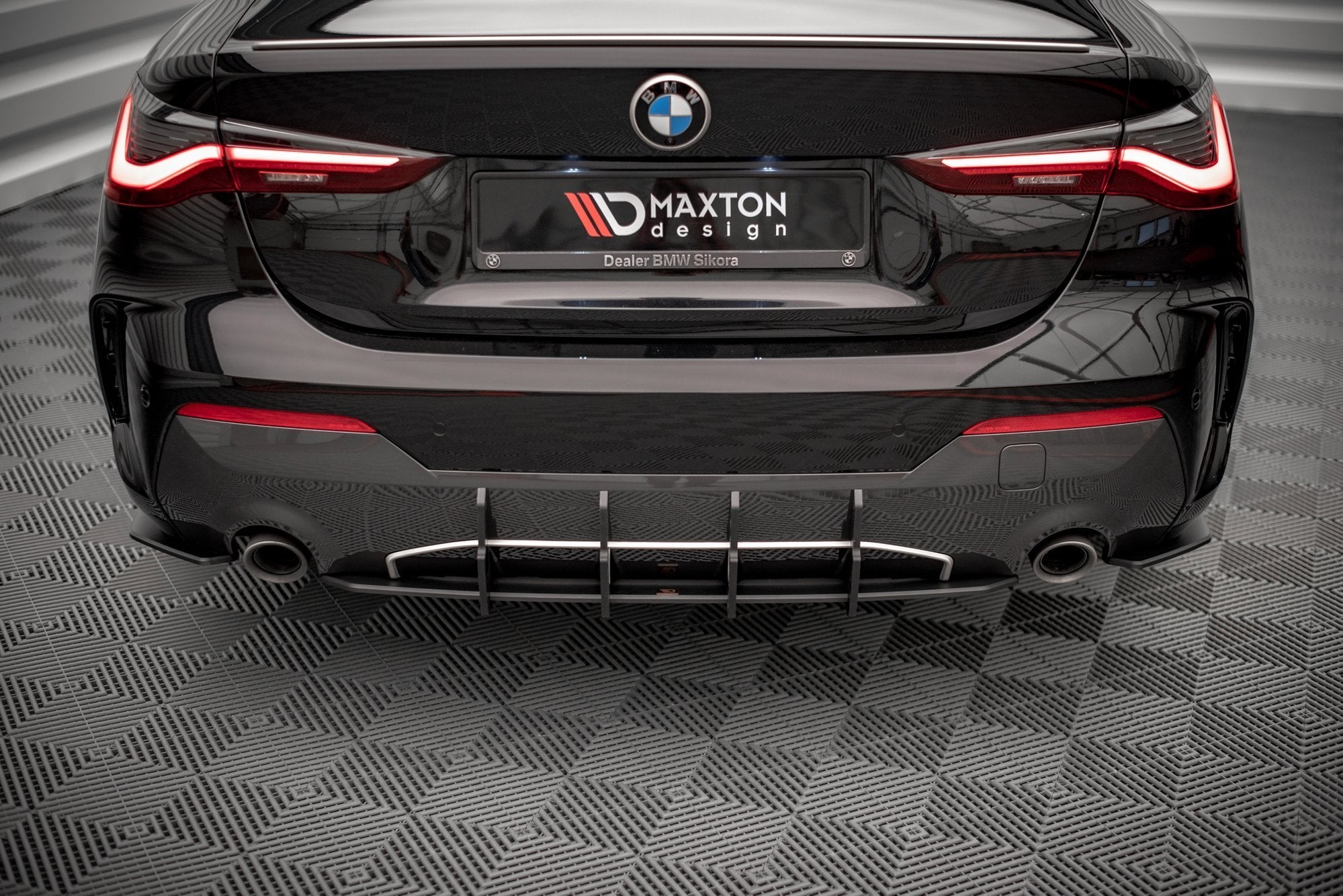 Street-Pro-Rear-Diffuser-BMW-4-M-Pack-G22---Black
