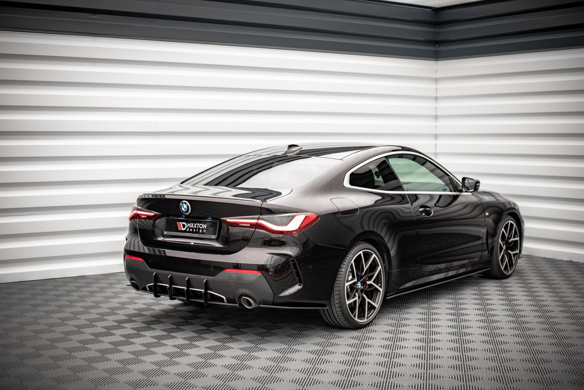 Street-Pro-Rear-Diffuser-BMW-4-M-Pack-G22---Black