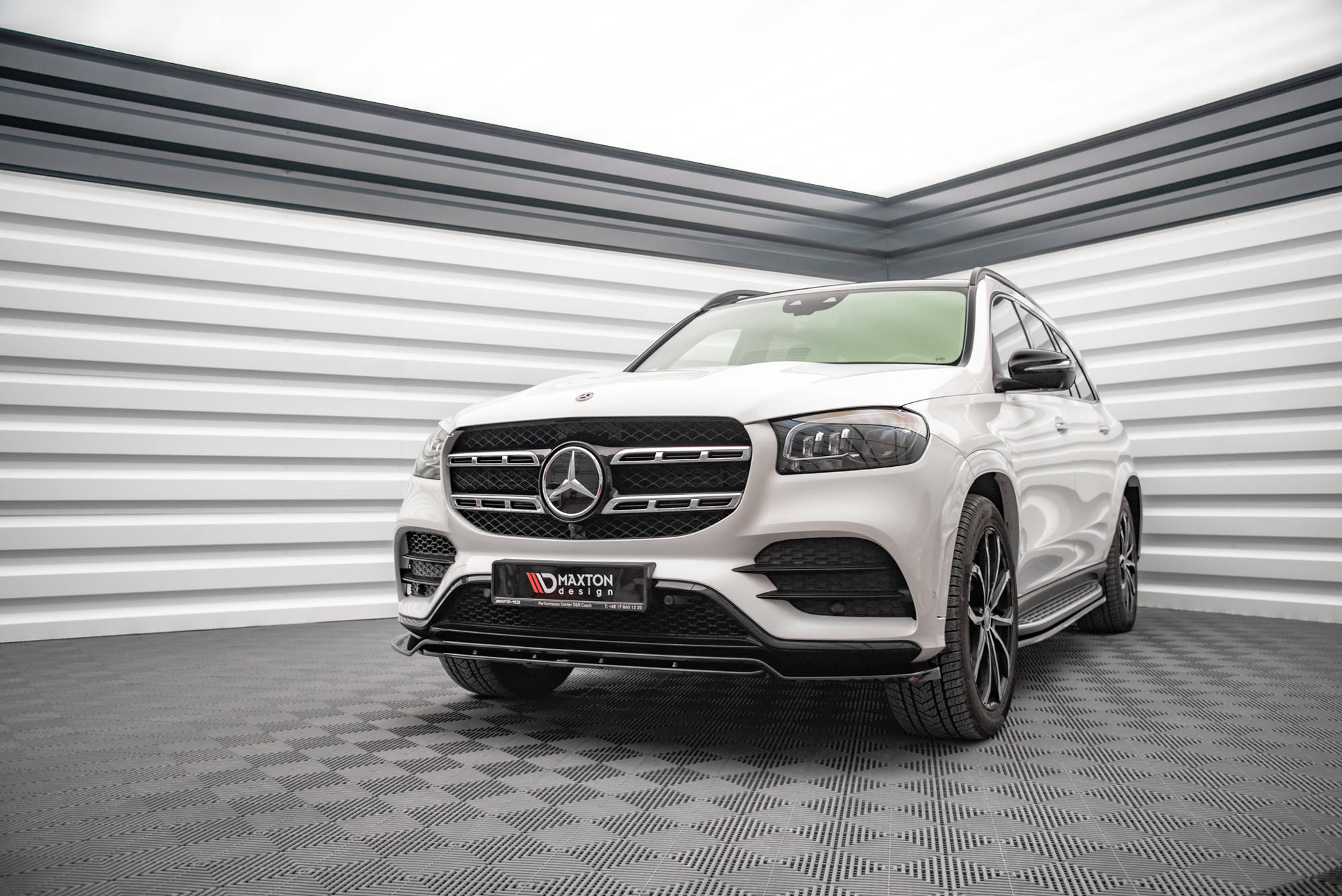 Front-Splitter-Mercedes-Benz-Gls-AMG-Line-X167---Gloss-Black