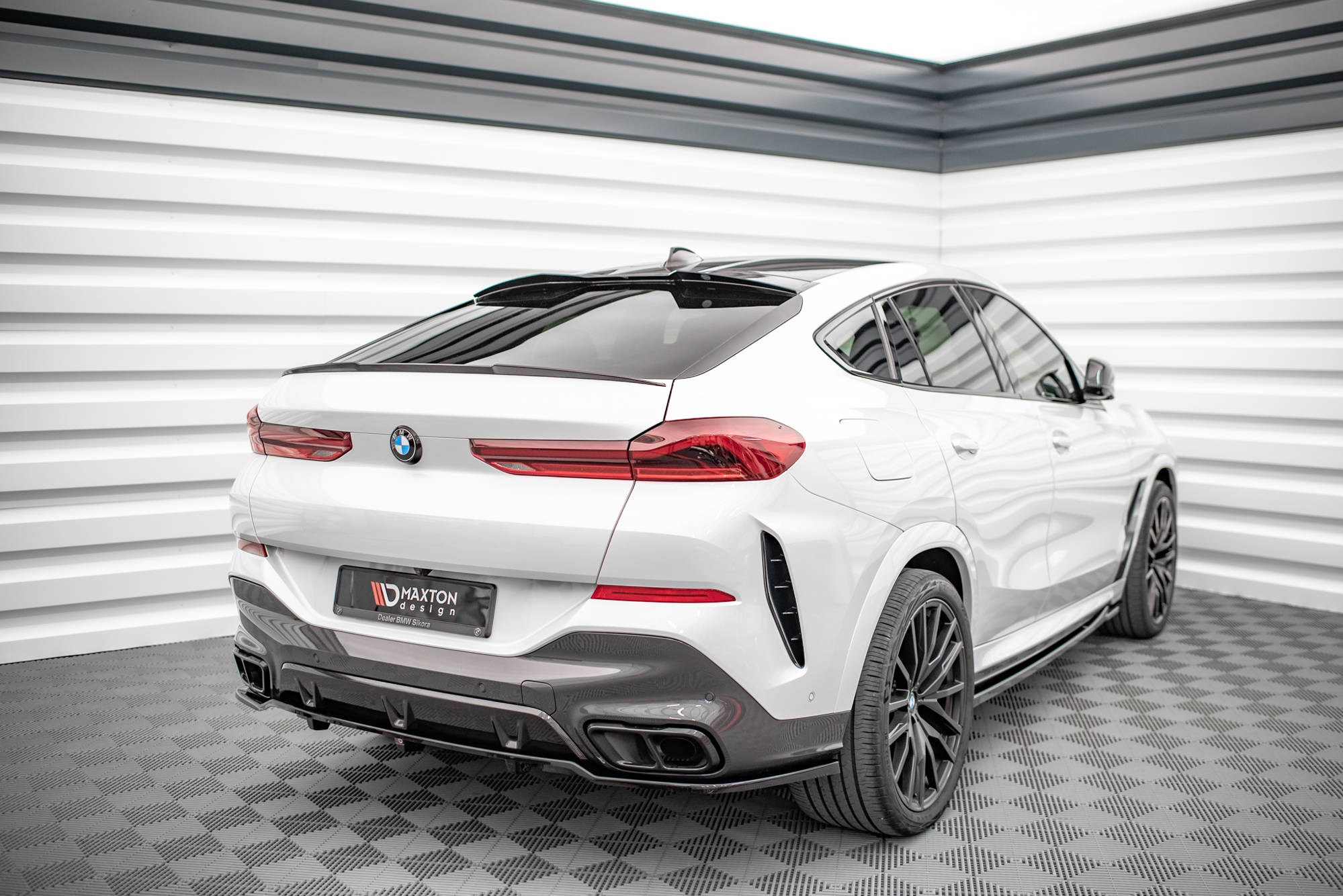 Spoiler-Cap-BMW-X6-M-Pack-G06---Gloss-Black