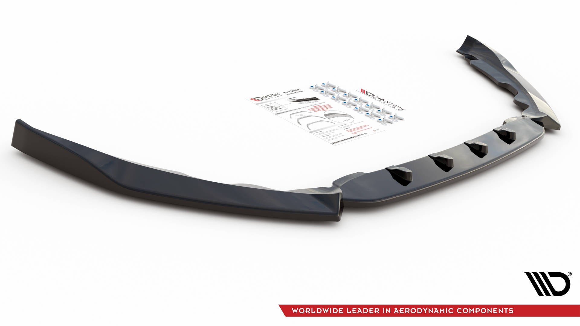 Front-Splitter-Ford-Mondeo-MK5---Gloss-Black