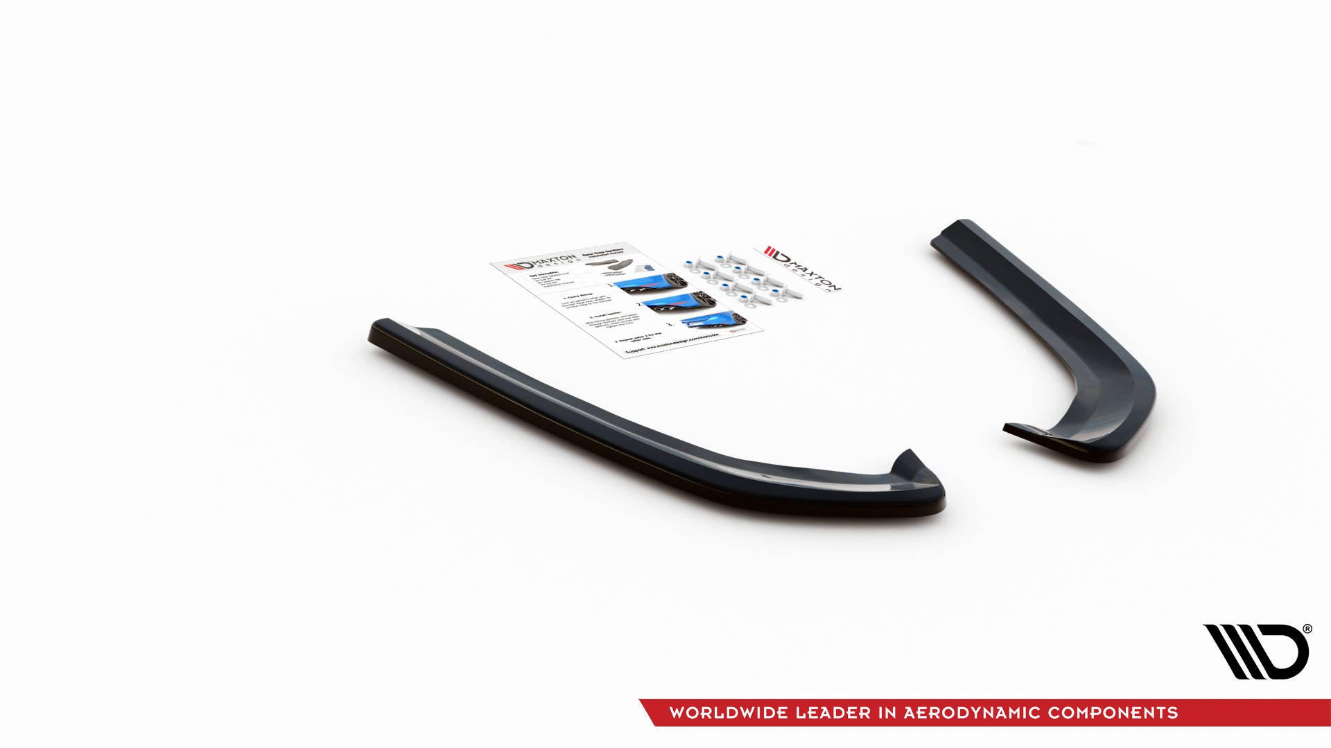 Rear-Side-Splitters-Ford-Mondeo-MK5---Gloss-Black
