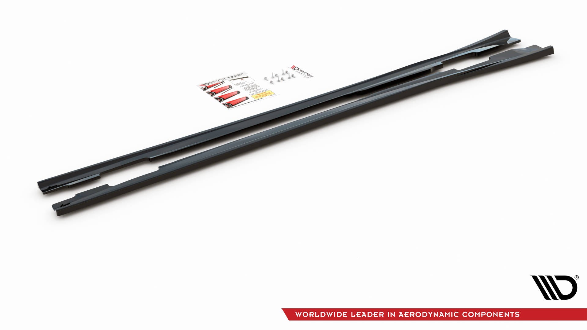 Side-Skirts-Diffusers-V.2-Mercedes-Benz-A-W176---Gloss-Black