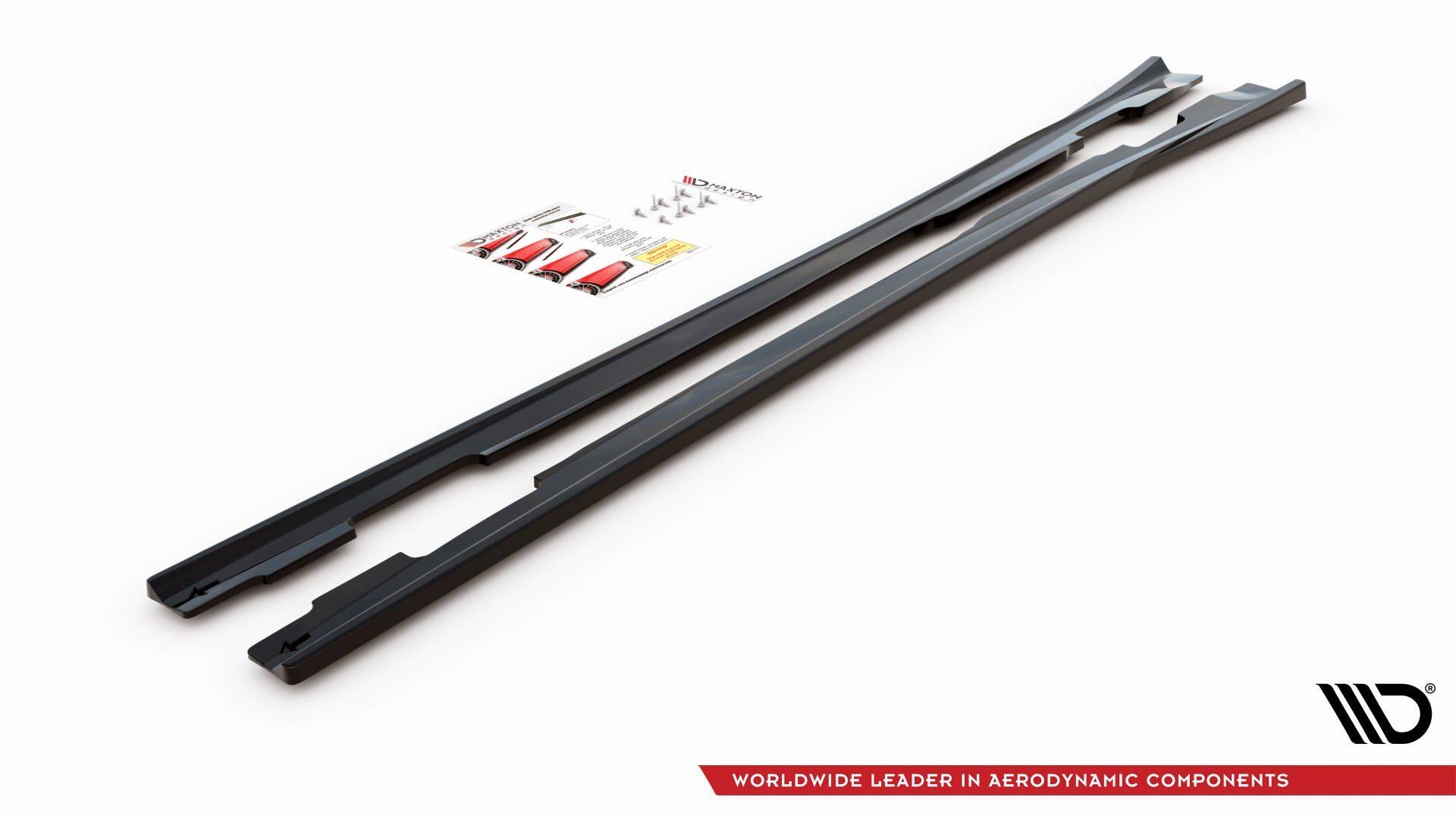 Side-Skirts-Diffusers-V.2-Mercedes-Benz-A-W176---Gloss-Black