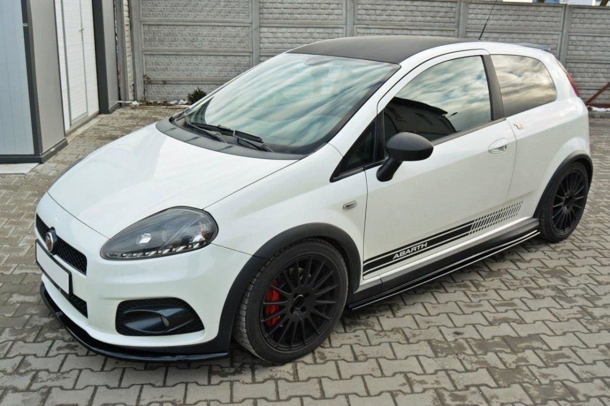 Side-Skirts-Diffusers-Fiat-Grande-Punto-Abarth---Gloss-Black