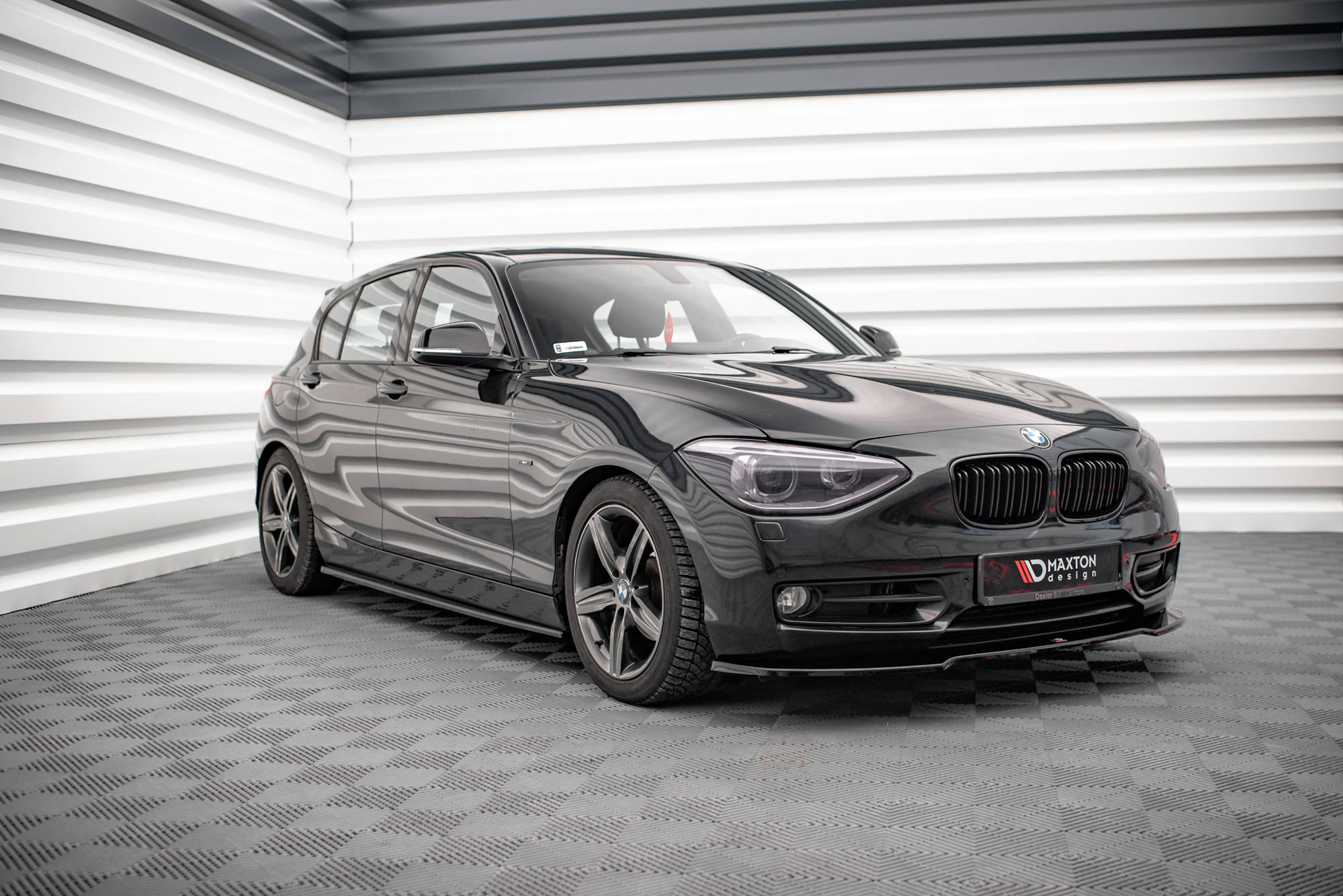 Side-Skirts-Diffusers-BMW-1-F20---Gloss-Black