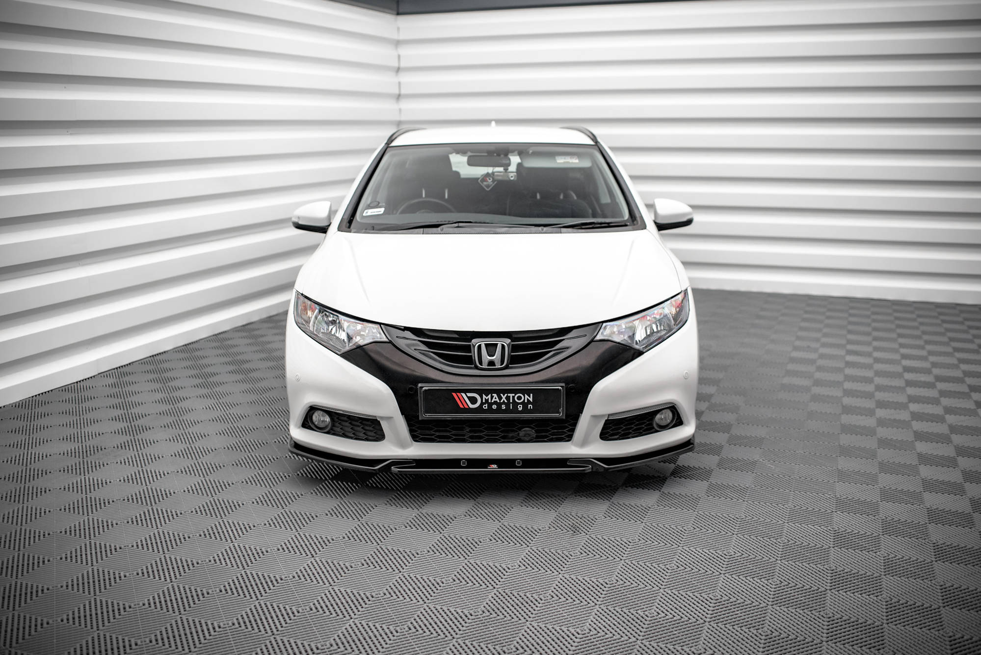 Front-Splitter-V.2-Honda-Civic-MK9---Gloss-Black