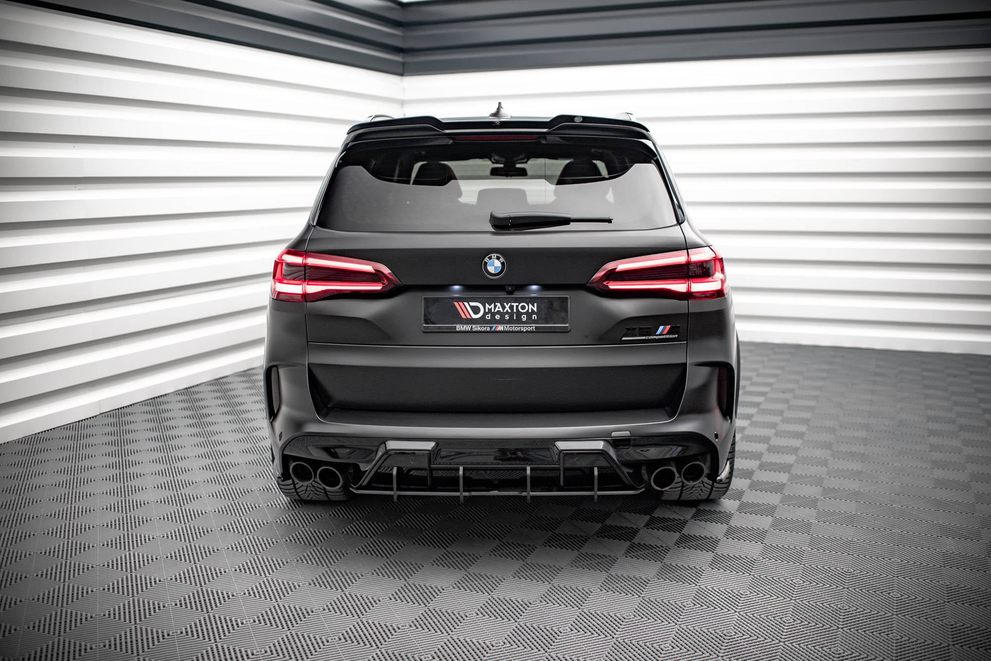 Street-Pro-Rear-Diffuser-BMW-X5M-F95---Black