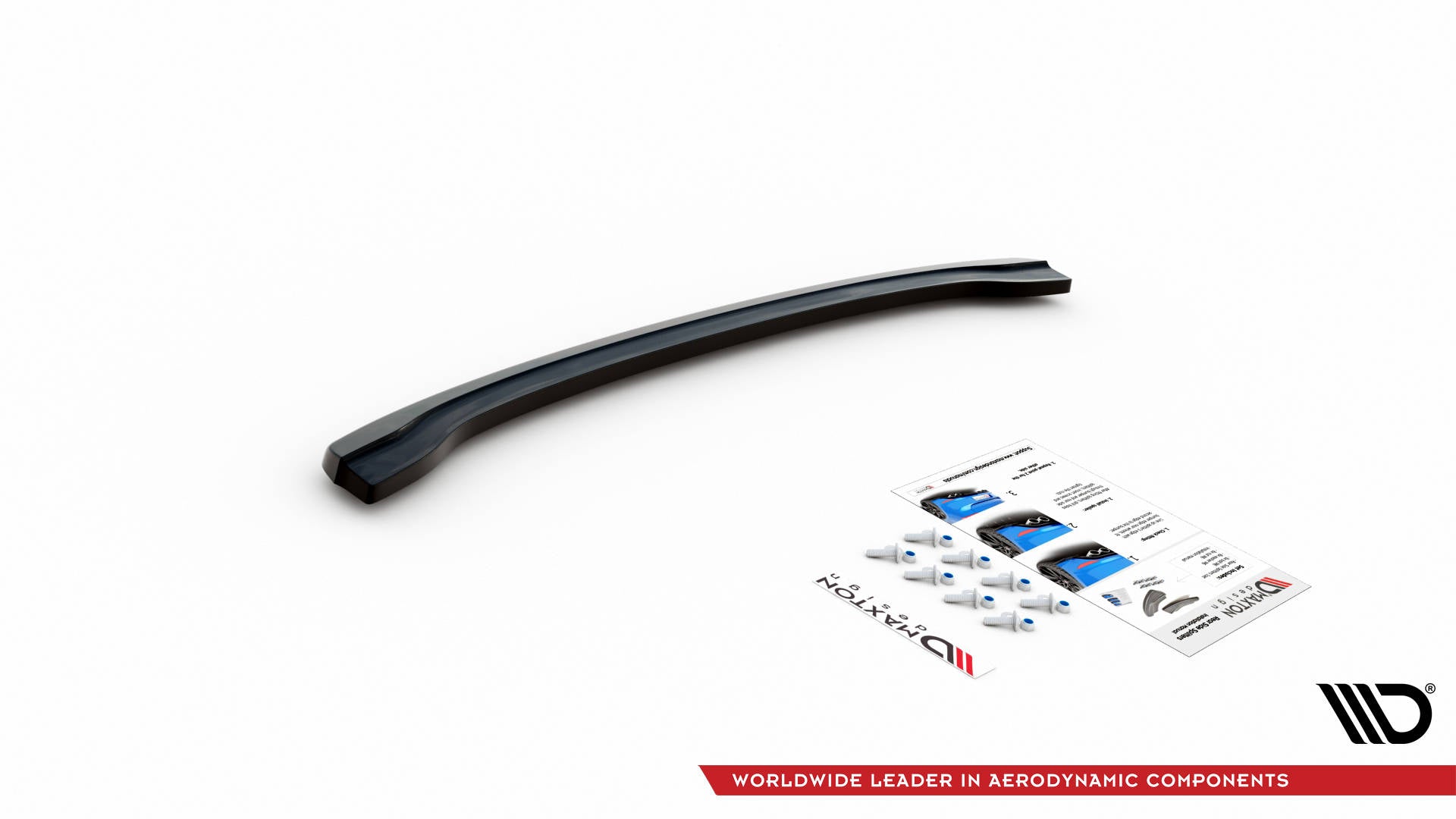 Central-Rear-Splitter-For-BMW-5-G30---Gloss-Black