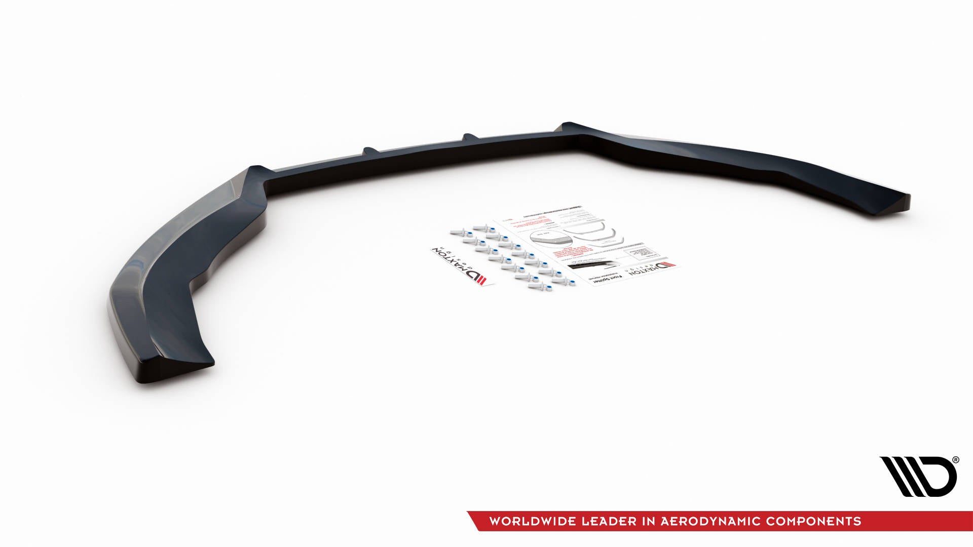 Front-Splitter-V.3-Volkswagen-Passat-CC---Gloss-Black