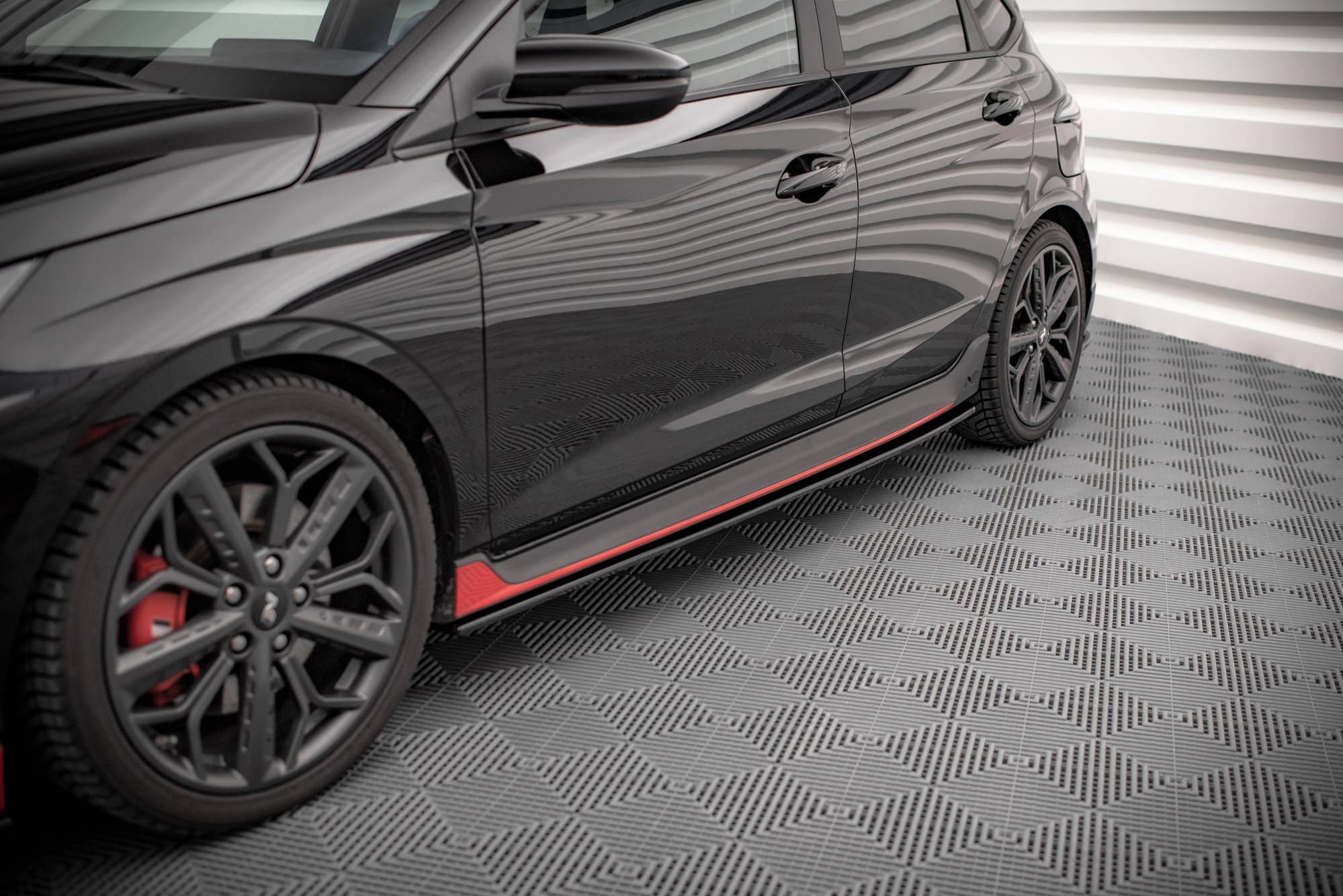 Side-Skirts-Diffusers-Hyundai-I20-N-MK3---Gloss-Black