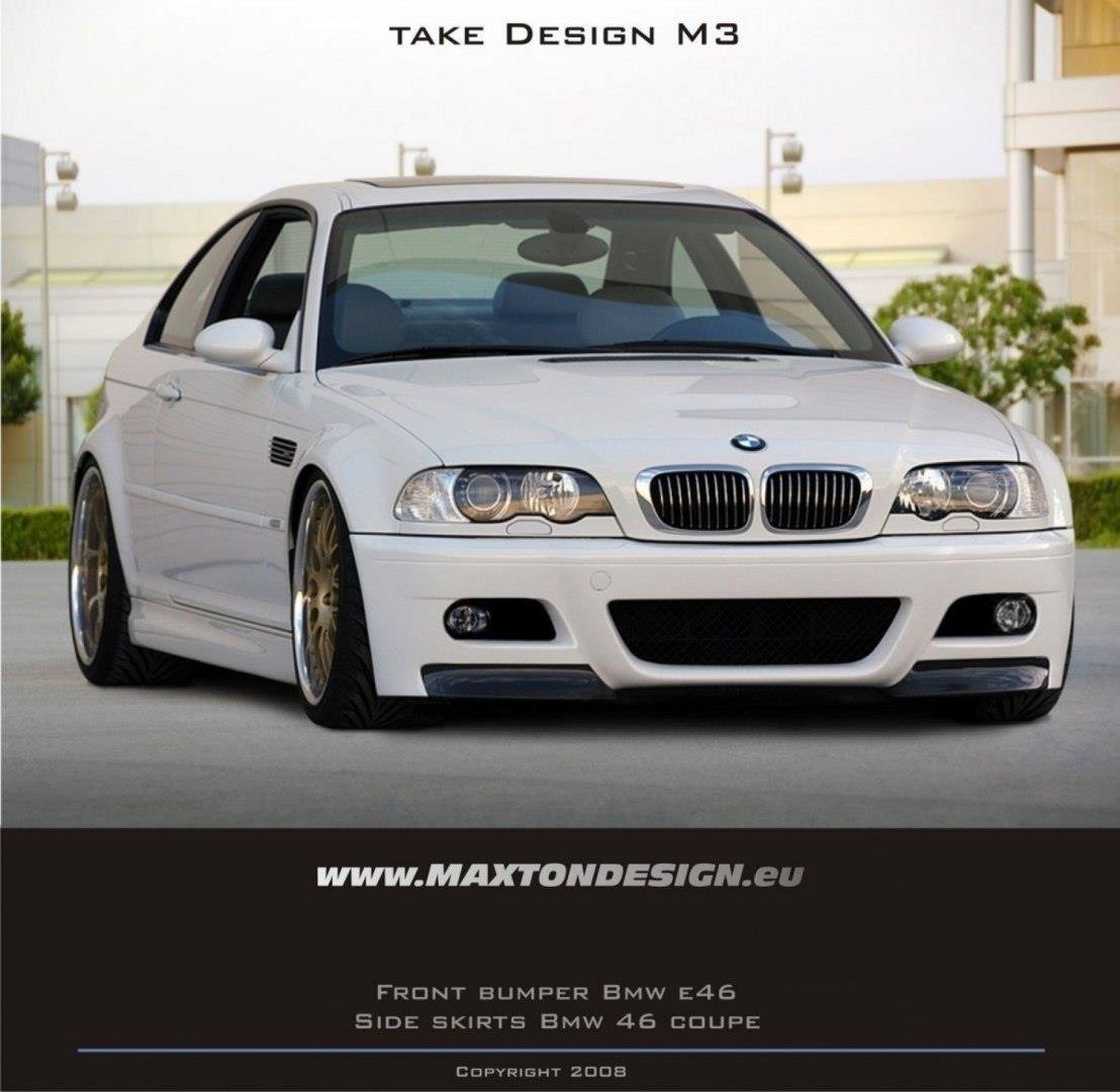 Front-Bumper-BMW-3-E46-Coupe-&-Cabrio-M3-Look-Not-Primed