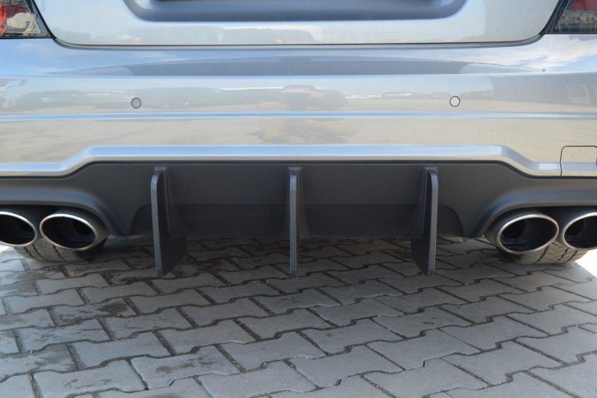 Rear-Diffuser-V.1-Mercedes-C-W204-AMG-Line-(Facelift)-Black