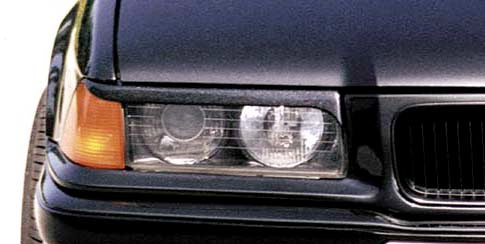 BMW-3-E46-4D-9/98-9/01-Chrome-1-Piece-Angeleye-Headlights