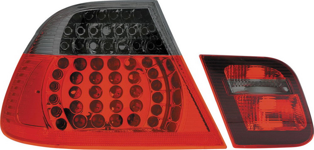 BMW-3-E46-Sedan-98-02-Red/SmokeLED-Taillights