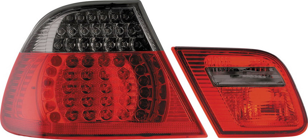 BMW-3-E46-2D-99-02-Red/Smoke-LED-Taillights