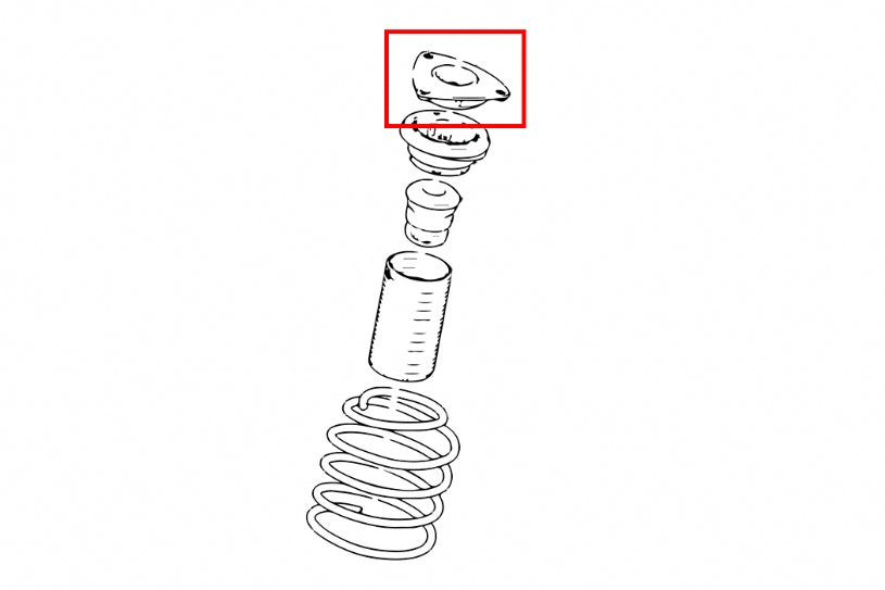 Hardrace-Front-Reinforced-Strut-Mount--Part-Nr-7110