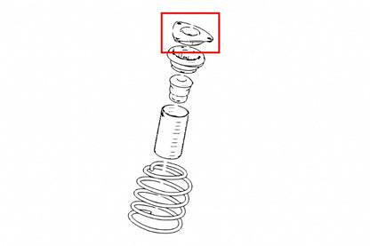 Hardrace-Front-Reinforced-Strut-Mount--Part-Nr-7110