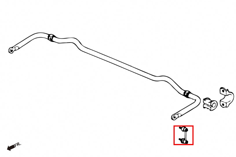 Hardrace-Rear-Reinforced-Stabilizer-Link-Part-Nr-6992