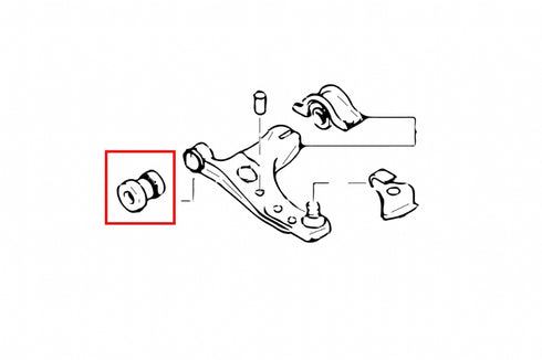 Hardrace-Front-Lower-Arm-Bushing-Part-Nr-6601