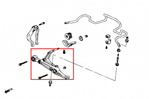 Hardrace-Front-Lower-Control-Arm-Part-Nr-6351
