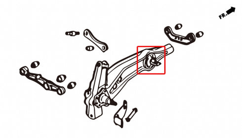 Hardrace-Rear-Trailing-Arm-Bushing-Part-Nr-6267