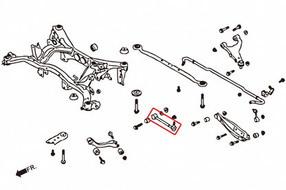 Hardrace-Rear-Toe-Control-Arm-Part-Nr-6753