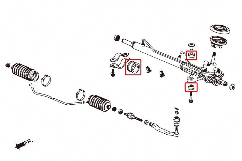 Hardrace-Tpv-Reinforced-Steering-Bush-Part-Nr-6311