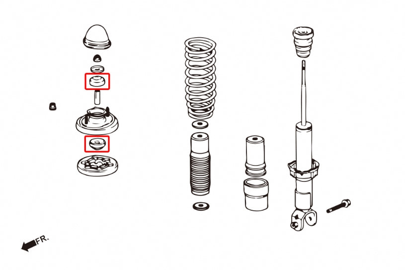 Hardrace-Reinforced-Tpv-Upper-&-Lower-Strut-Mount-Bush-6359