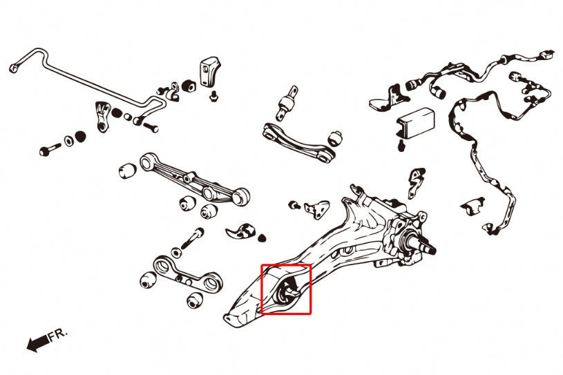 Hardrace-Rear-Trailing-Arm-Bushing-Part-Nr-6385