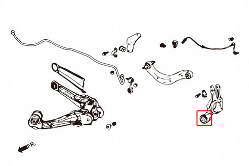Hardrace-Rear-Knuckle-axle-Bushing-Part-Nr-6743