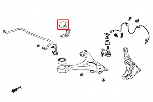 Hardrace-Front-Stabilizer-Bushing-Part-Nr-6905