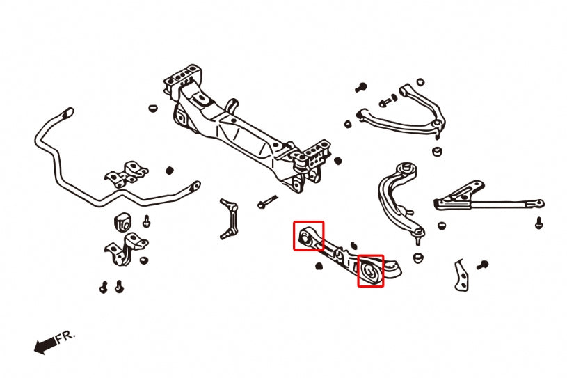 Hardrace-Front-Lower-Arm-Bushing-Part-Nr-6822