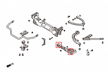 Hardrace-Front-Lower-Arm-Bushing-Part-Nr-6822