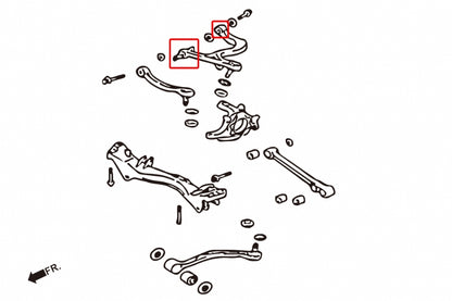 Hardrace-Rear-Upper-Control-Arm-Bushing-Part-Nr-6657