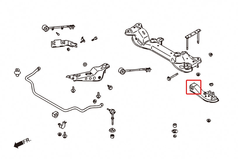 Hardrace-Front-Lower-Control-Arm-Bushing-Part-Nr-6735