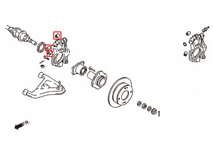 Hardrace-Rear-Knuckle/hub-Bushing-Part-Nr-6738