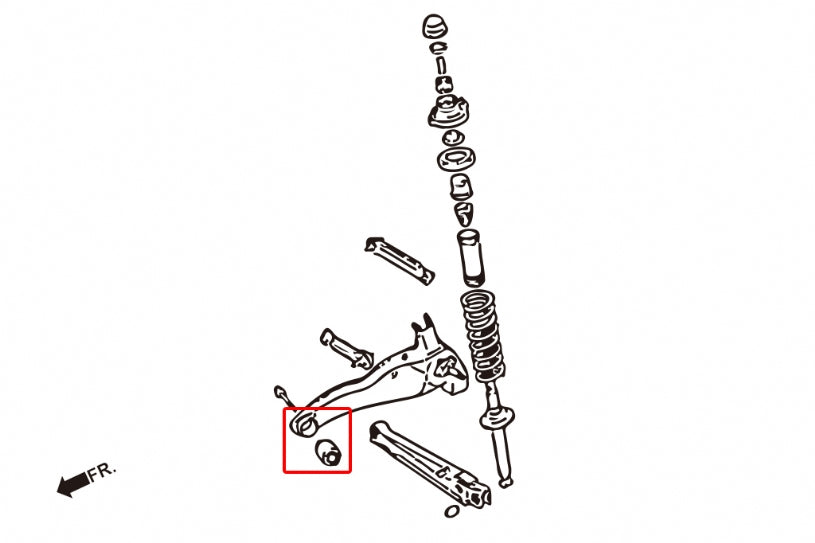 Hardrace-Rear-Trailing-Arm-Bushing-Part-Nr-6352