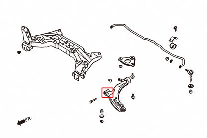 Hardrace-Front-Lower-Arm-Bushing-Part-Nr-7232