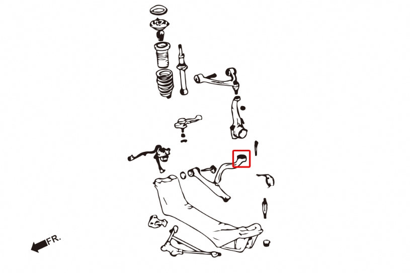Hardrace-Front-Tension-Rod-Bushing-Part-Nr-7175
