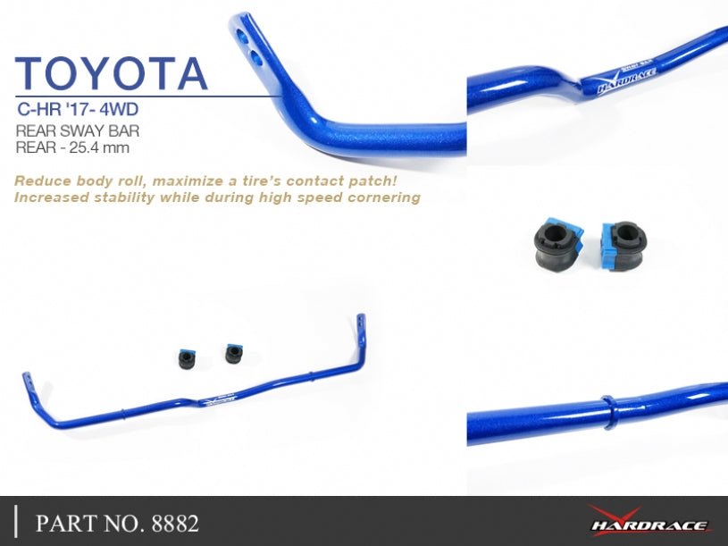 Hardrace-Rear-Sway-Bar-Part-Nr-8882