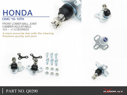 Hardrace-Front-Lower-Ball-Joint-Part-Nr-Q0290