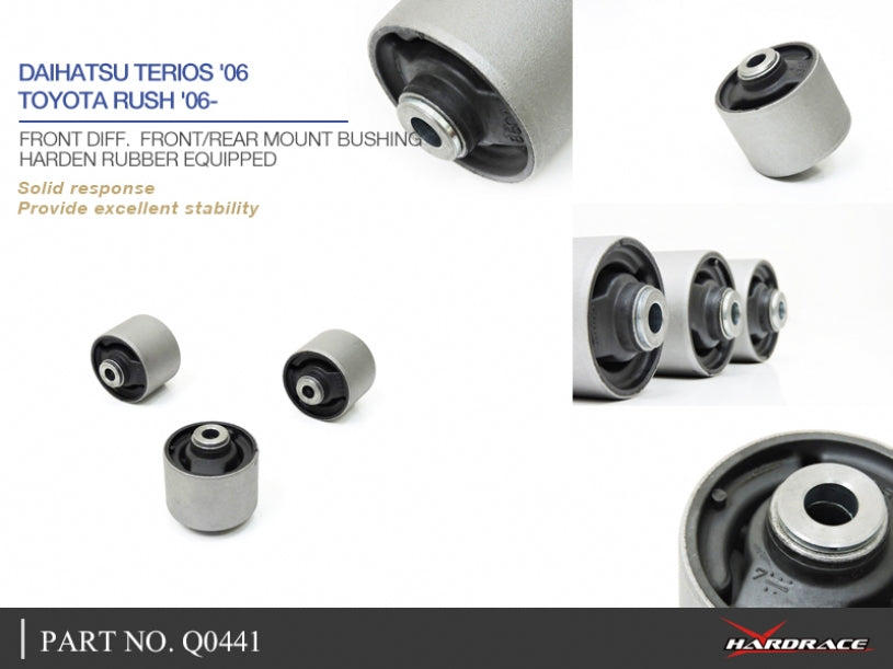 Hardrace-Front-Diff.-Front/rear-Mount-Bushing-Part-Nr-Q0441